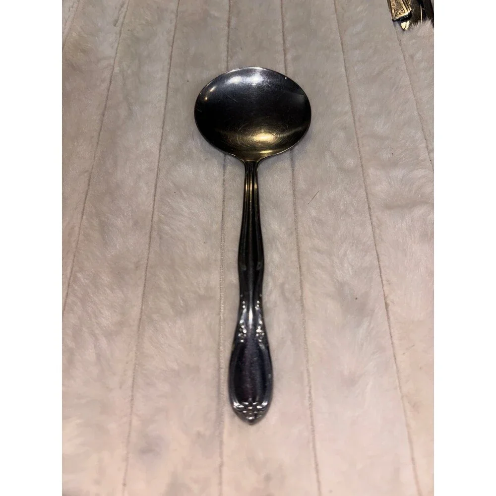 Vintage Superior Stainless USA Chapel Hill Solid Gravy Ladle Sauce Spoon 6.75